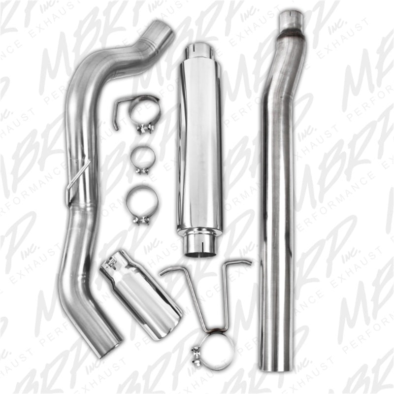 MBRP Armor Plus Series 4-inch Cat Back Exhaust System for 2011-2012 Ford F-250/F-350 Super Duty with 6.2L V8 Gas Engine