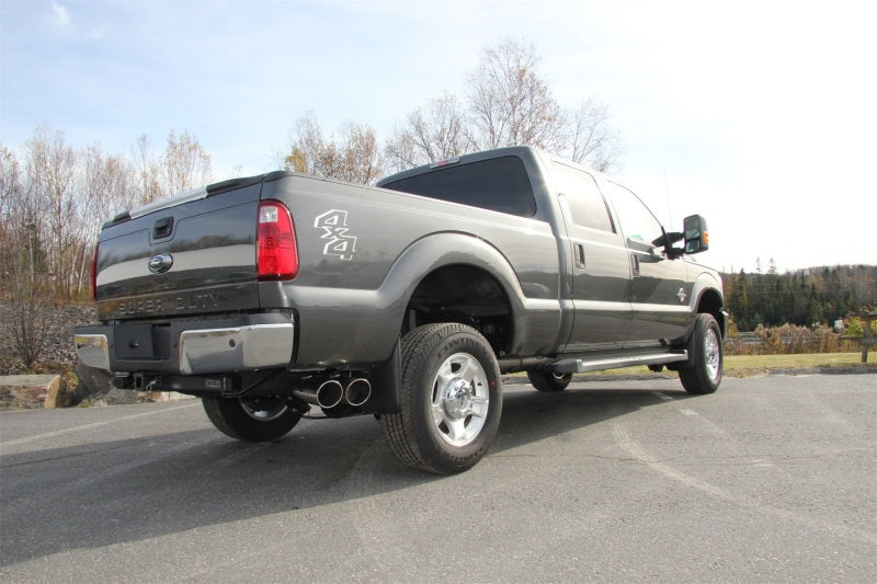 MBRP Armor Plus Series 4-Inch Exhaust System with Dual Side Exit and 5-Inch Tips for Ford F-250/F-350 Super Duty (Part S6288409)
