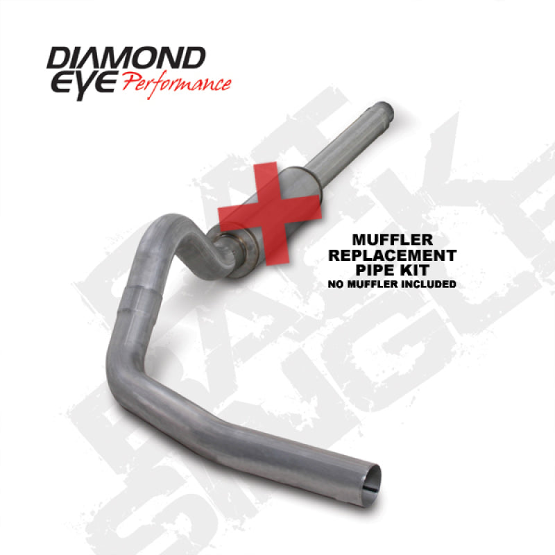 Diamond Eye Performance 4-Inch Catback Exhaust System Kit for 1994-1997.5 Ford F-250/F-350 7.3L Power Stroke