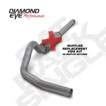 Diamond Eye Performance 4-Inch Catback Exhaust System Kit for 1994-1997.5 Ford F-250/F-350 7.3L Power Stroke