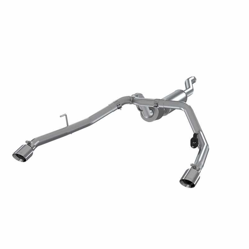 MBRP Armor Pro Series Cat Back Exhaust System for 2020-2021 Jeep Gladiator 3.6L - Dual Rear Exit with 2.5-inch Tips