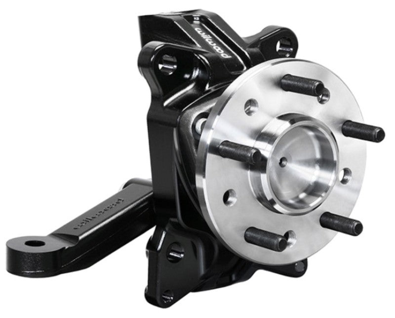 Wilwood Spindle Kit Pair with Hub & Steering Arm for 71-87 Chevrolet C10 Pickup - 2.50-inch Drop (Part #831-14202)