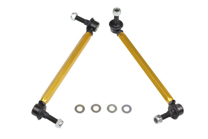Whiteline KLC169 Front Sway Bar Link Kit for 2011-2013 Ford Mustang - Heavy Duty Adjustable Steel Ball Joints