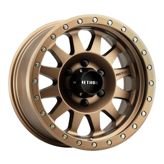 Method Wheels MR304 Double Standard 17x8.5 Bronze Wheel with 6x5.5 Bolt Pattern and 0mm Offset