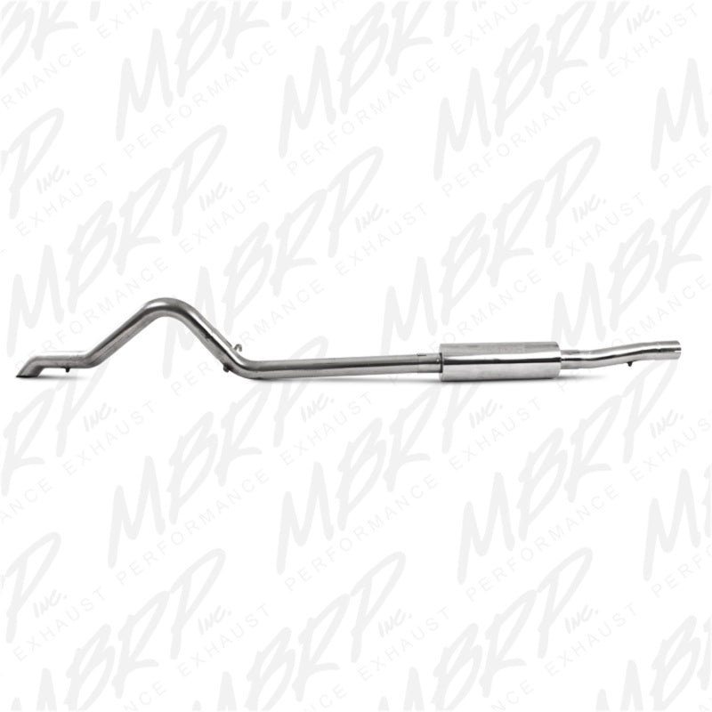 MBRP Armor Plus Series Off-Road Cat Back Exhaust System for Jeep Wrangler 3.8L V6 (2007-2011)