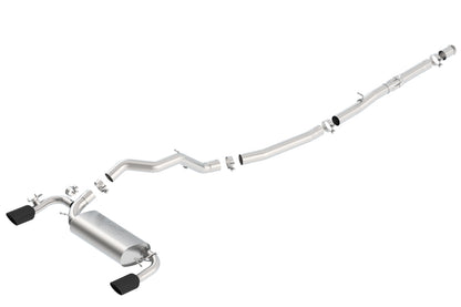 Borla 16-18 Ford Focus RS 2.3L MT AWD ATAK Cat-Back Exhaust with Black Chrome Tips