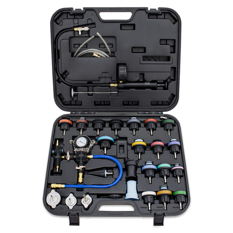 Mishimoto Cooling System Pressure Tester and Vacuum Refill Kit - 28 Pieces