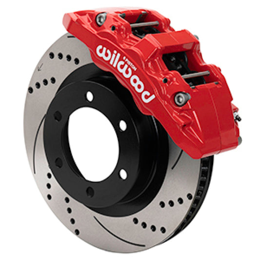 Wilwood Aerolite 6R Brake Kit for 2021-2024 Ford Bronco with 6 x 5.50 Inch Hub - Red
