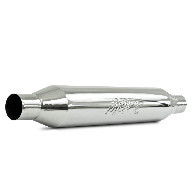 MBRP Universal Resonator with 2.25 Inch Inlet/Outlet and 22 Inch Body - T304 Stainless Steel Performance Muffler