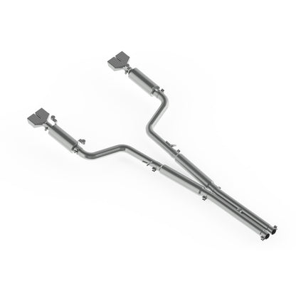 MBRP Armor Plus Series Cat Back Exhaust System for Dodge Challenger 2009-2014 with Dual Split Rear Exit