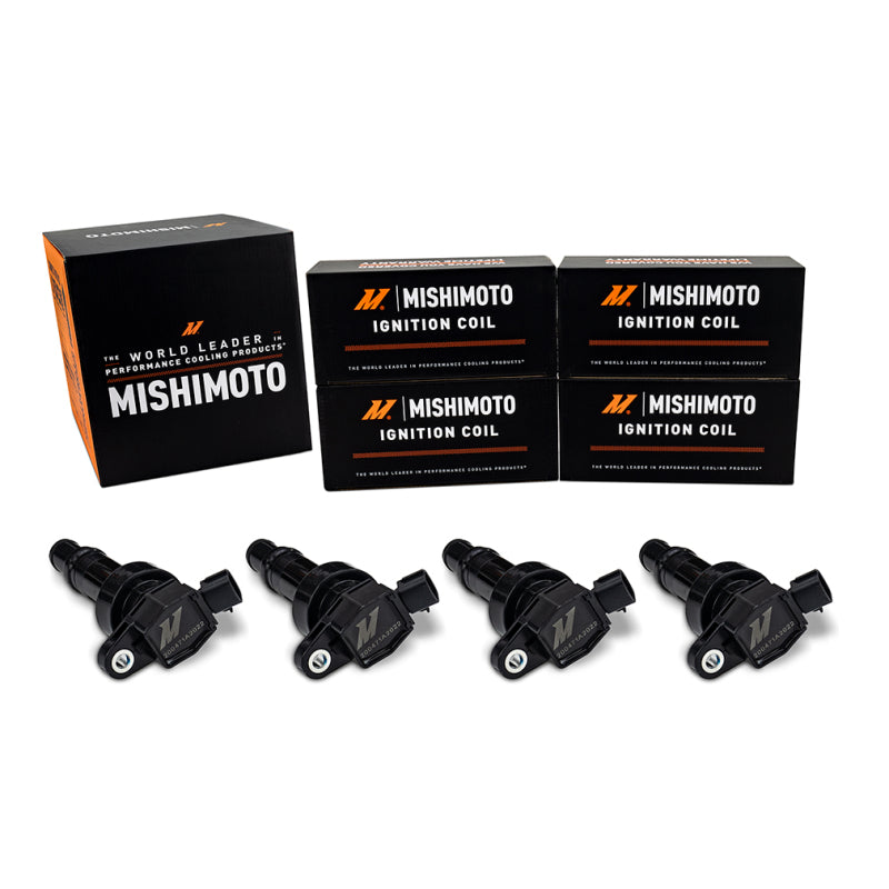 Mishimoto 12-18 Hyundai Accent 1.6L Ignition Coil - 4-Pack for Improved Engine Performance