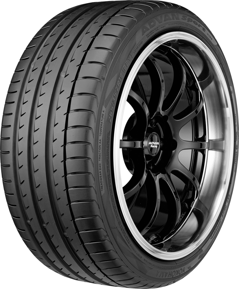 Yokohama Advan Sport V105E Tire - 285/40ZR19 107Y for High-Performance Vehicles