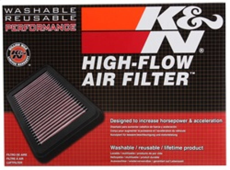 K&N Replacement Air Filter for 2011-2015 BMW X3 and X4 3.0L L6 by K&N Engineering Part 33-2465