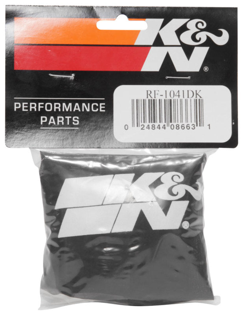 K&N Engineering Black Drycharger Round Tapered Air Filter Wrap - Part RF-1041DK