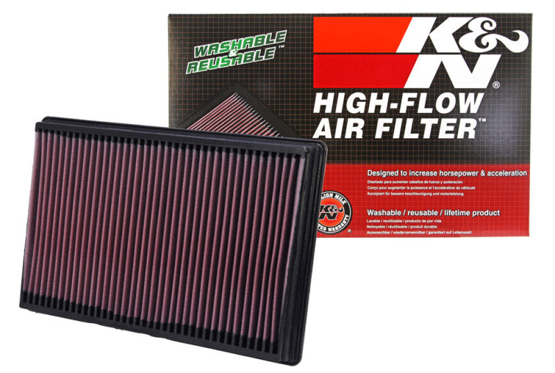 K&N Engineering 33-2247 High-Flow Reusable Air Filter for Dodge Ram 1500 (2005-2007) 3.7L, 4.7L & 5.7L Engines
