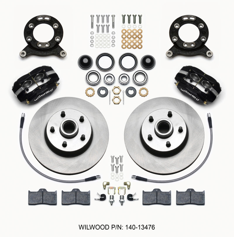 Wilwood Forged Dynalite-M Front Disc Brake Kit for 1965-1969 Ford Mustangs and More