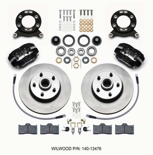 Wilwood Forged Dynalite-M Front Disc Brake Kit for 1965-1969 Ford Mustangs and More