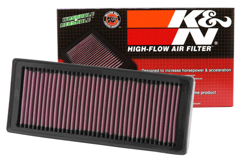 K&N Engineering High-Flow Drop-In Air Filter for Audi A4 1.8L and A5 Quattro Models