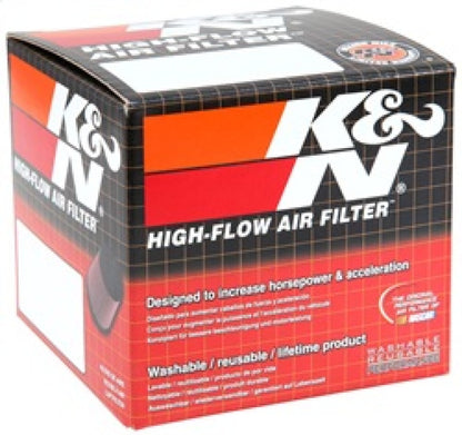 K&N Engineering Universal Air Filter - 2-7/16 inch Flange x 3-1/2 inch Outer Diameter x 4 inch Height