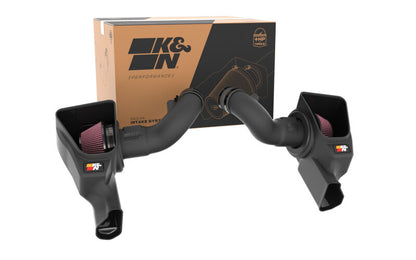 K&N 2024 Ford Mustang GT 63 Series Cold Air Intake System - Increased Horsepower and Torque