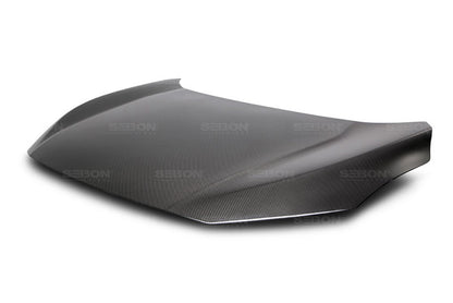 Seibon OEM Style Carbon Fiber Hood for 2016-2017 Honda Civic Coupe Sedan Hatchback