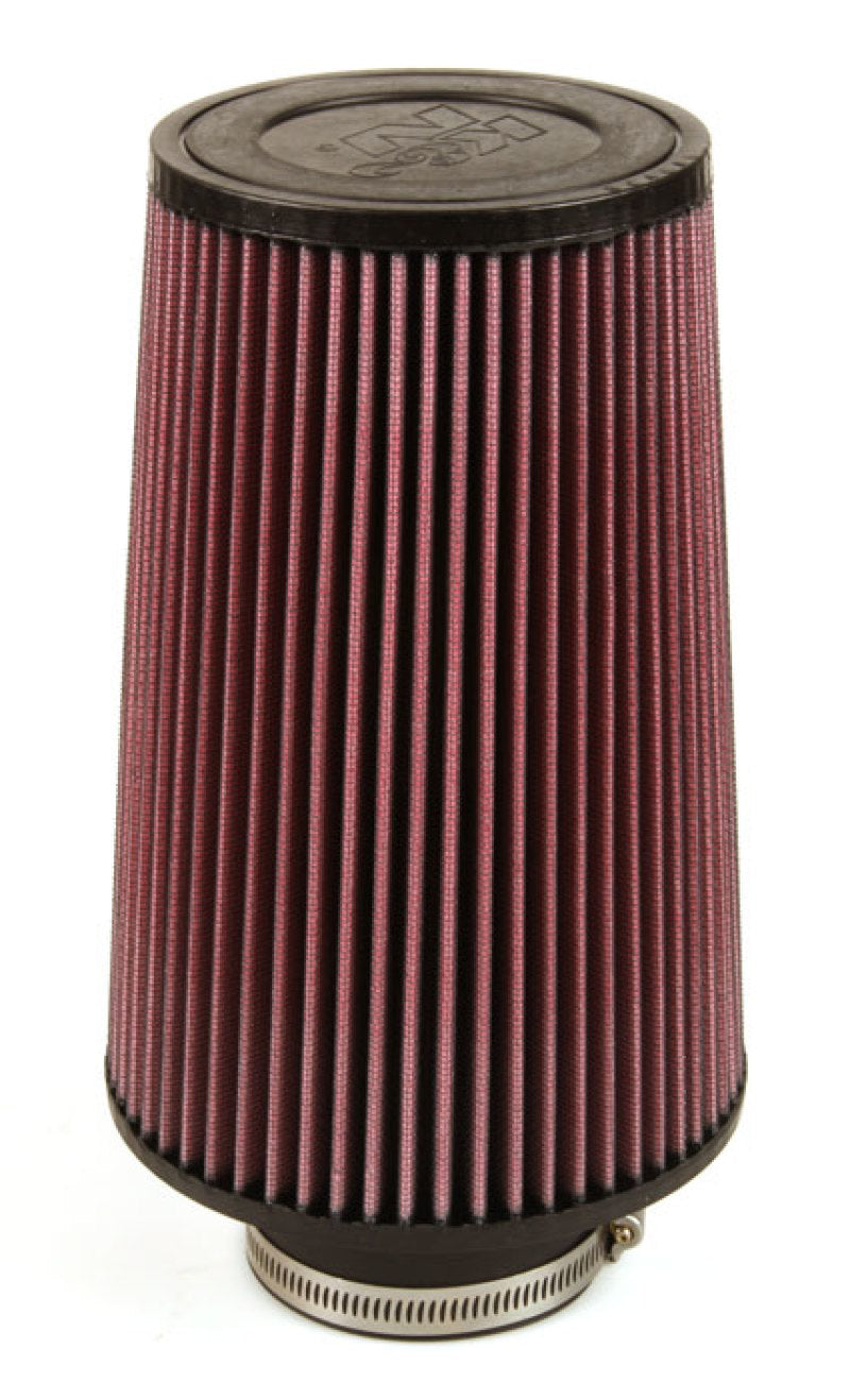 K&N Engineering Universal Rubber Air Filter – 3 Inch Flanged, 6 Inch Outer Diameter, 4-5/8 Inch Outer Diameter Top, 9 Inch Length