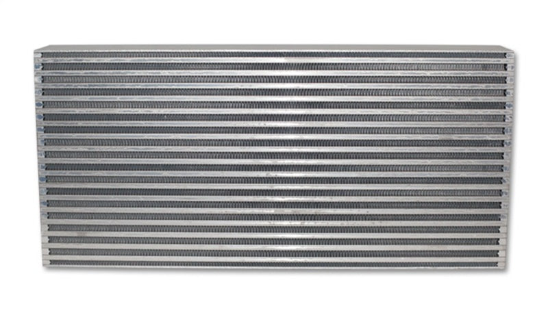 Vibrant Air-to-Air Intercooler Core with Bar and Plate Construction - 25in W x 12in H x 3.5in Thick