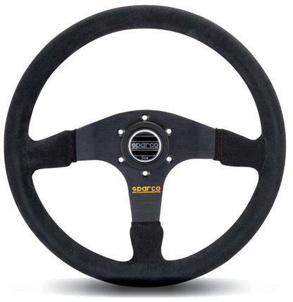 SPARCO 015R375PSN Steering Wheel 375 Suede Black for Automotive Performance and Comfort