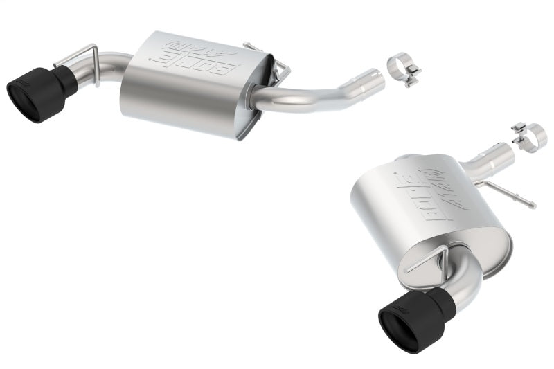 Borla ATAK Exhaust System for 2016-2023 Chevrolet Camaro LT 3.6L V6 with Ceramic Black Tips