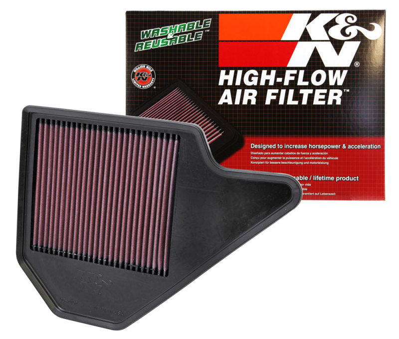 K&N Replacement Air Filter Part 33-2462 for 2011-2013 Chrysler Town & Country, Dodge Grand Caravan, and VW Routan