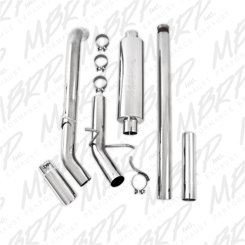 MBRP Armor Plus Series 14 Chevrolet Silverado/GMC Sierra 1500 3-Inch Cat Back Exhaust System with T409 Stainless Steel