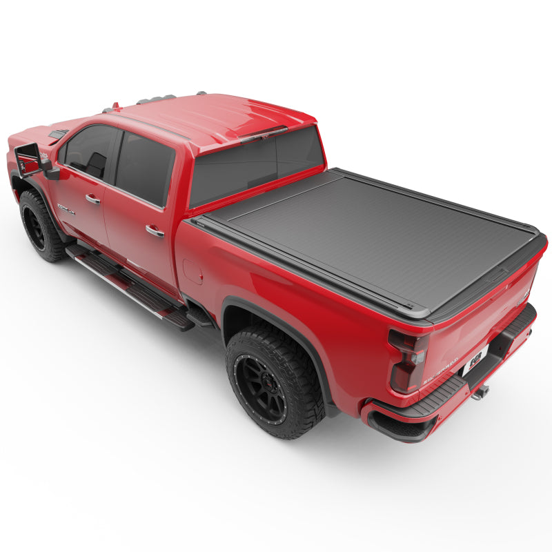EGR RollTrac RT040035E Electric Tonneau Cover for 2020 GMC Sierra 2500 HD and Silverado 2500/3500 HD with 6.9ft Bed