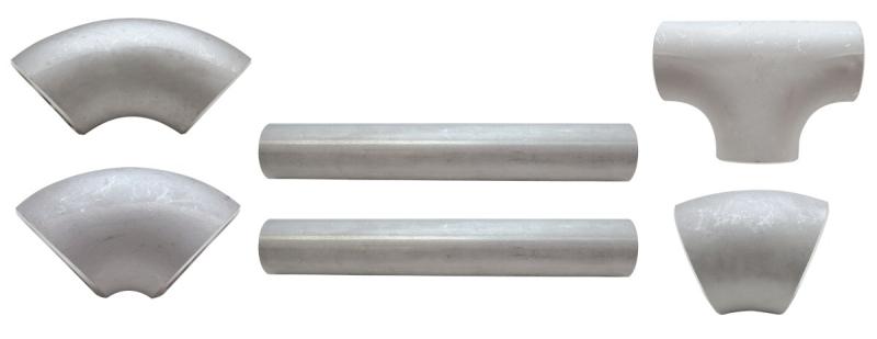 Vibrant 1.25 Inch Nominal Schedule 10 T304 Stainless Steel Tee - Automotive Exhaust Pipe Fitting