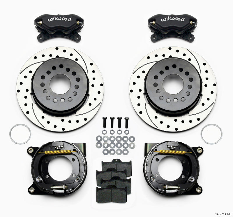 Wilwood Forged Dynalite P/S Park Brake Kit for Chevy 12 Bolt Rear Axle - Part No. 140-7141-D