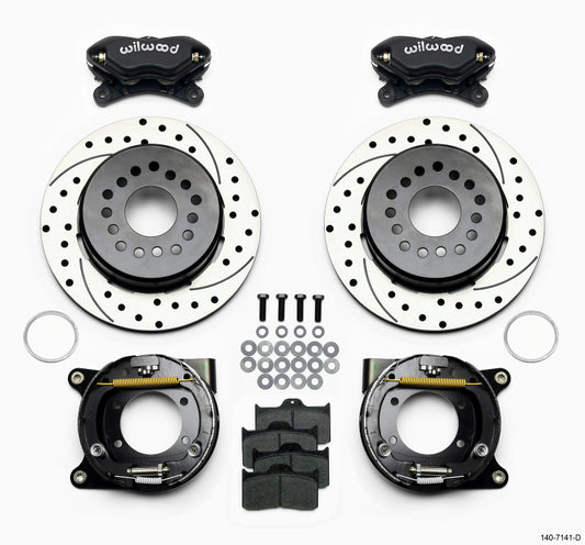 Wilwood Forged Dynalite P/S Park Brake Kit for Chevy 12 Bolt Rear Axle - Part No. 140-7141-D