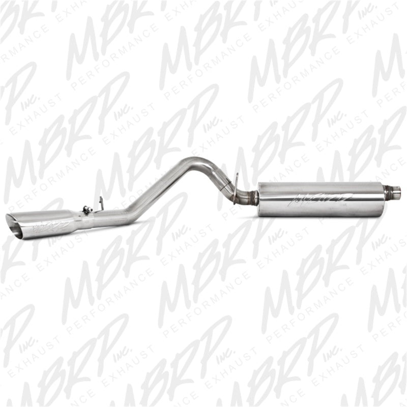 MBRP Armor Plus Series Cat Back Exhaust System for 1997-1999 Jeep Wrangler 2.5L & 4.0L - Single Side Exit with 3.5-inch Tip