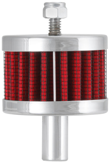 K&N Engineering Steel Base Crankcase Vent Filter 0.5 inch Vent OD, 2 inch OD, 1.5 inch Height