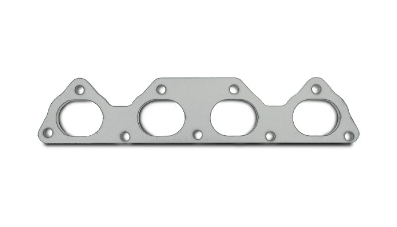 Vibrant T304 Stainless Steel Exhaust Manifold Flange for Honda/Acura B-Series Engines - 3/8 inch Thick