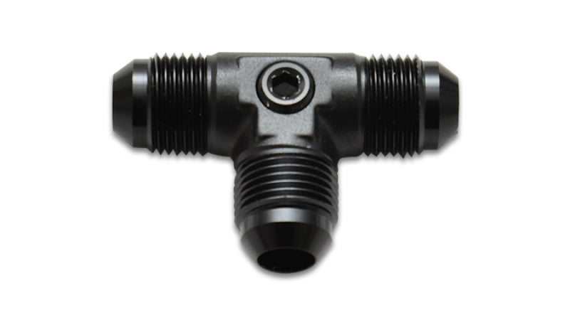 Vibrant -6AN to -6AN Male Tee Adapter Fitting with 1/8 Inch NPT Port