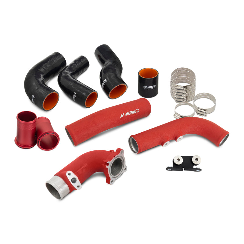 Mishimoto Intercooler Pipe Kit for Toyota GR Corolla 2023+ – Wrinkle Red | Part MMICP-GRC-23RD