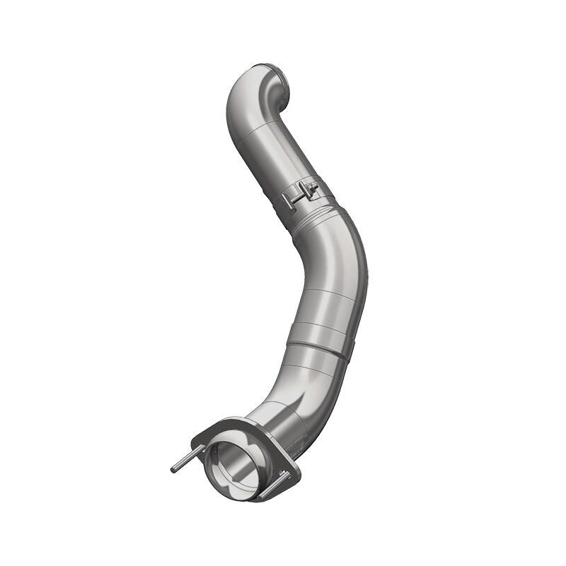 MBRP Armor Lite Turbo Down Pipe for 2011-2013 Ford F-250 Super Duty 6.7L Powerstroke – 4-inch Diameter, Aluminized Steel, Fully Sealed Tubing