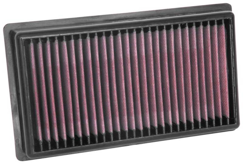 K&N Engineering 33-5081 High-Flow Washable Air Filter for Hyundai Accent and Kia Rio 1.6L