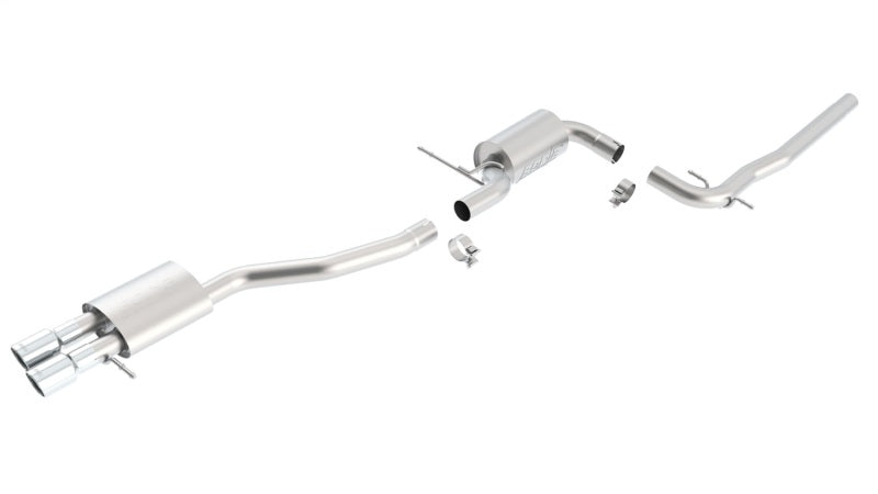 Borla S-Type Cat-Back Exhaust System for 2006-2010 Volkswagen Jetta 2.5L - Part #140397