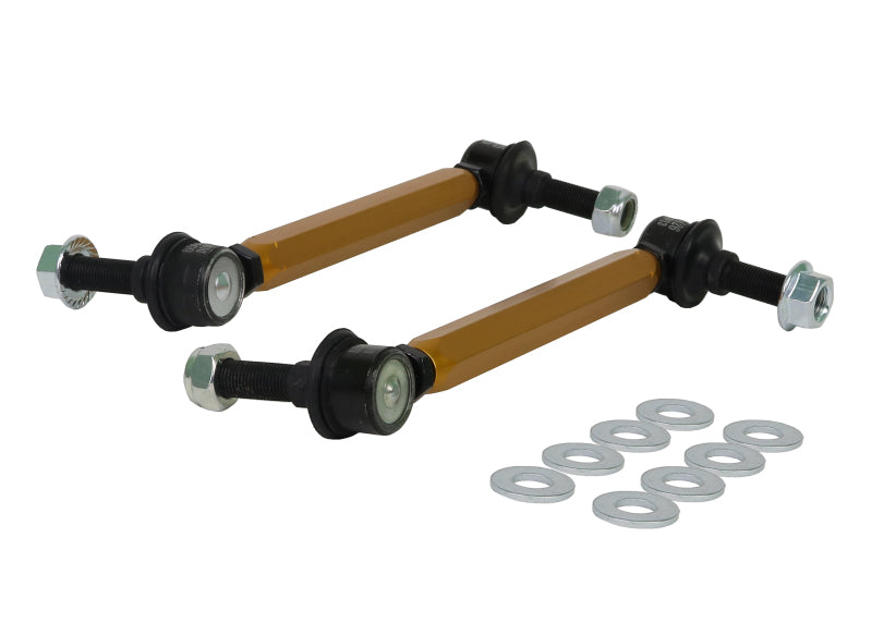 Whiteline KLC180-215 Adjustable Rear Sway Bar Link Kit for Nissan Frontier and Ford Ranger