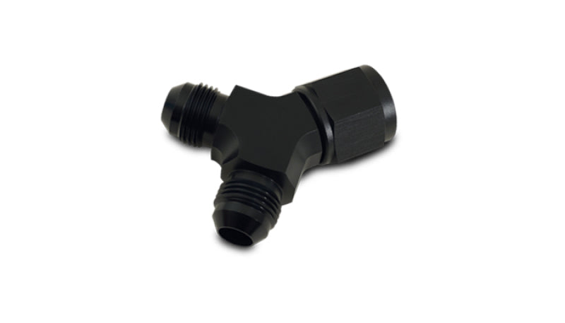 Vibrant -8AN Female to Dual -6AN Male Y-Adapter Fitting - Aluminum