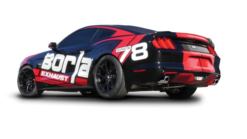 Borla Atak S Rear Section for 2015-2017 Ford Mustang GT 5.0L V8 with 4-Inch Chrome Tips