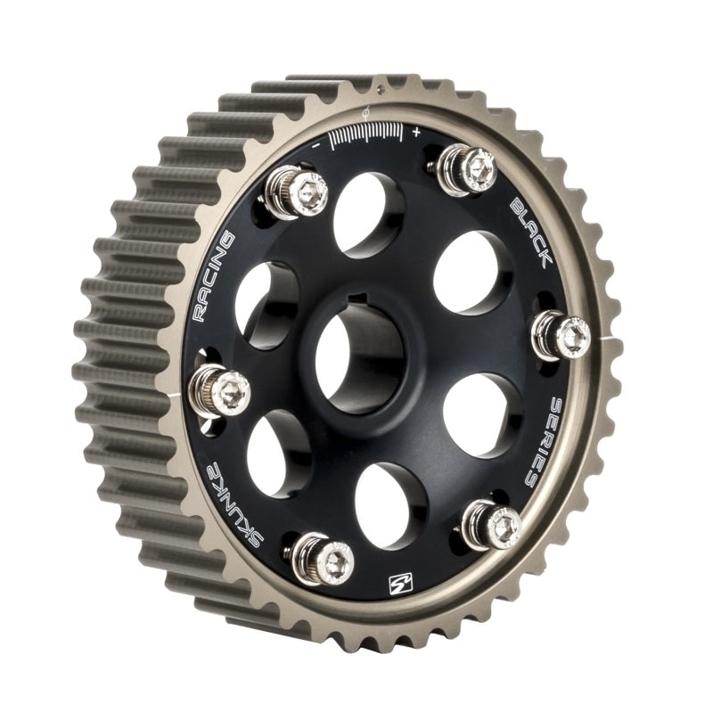 Skunk2 Pro-Series Honda H22/F20B DOHC VTEC Cam Gears – Adjustable, Black, Set of 2