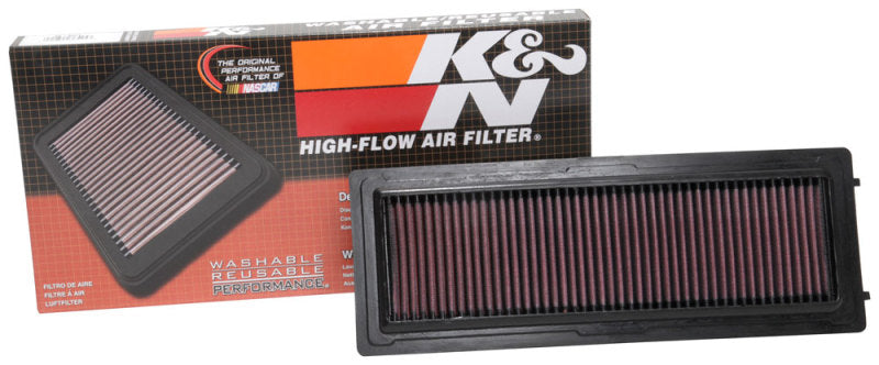 K&N Engineering 33-3071 High-Flow Air Filter for 2016-2019 Alfa Romeo Giulia and Stelvio