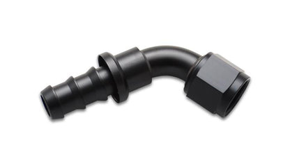 Vibrant Push-On 60 Degree Hose End Elbow Fitting -12AN, Aluminum Alloy, Part 22612