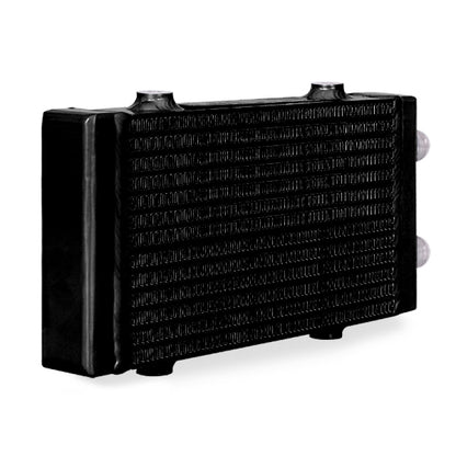 Mishimoto Universal Small Bar and Plate Dual Pass Black Oil Cooler for Ford Mustang